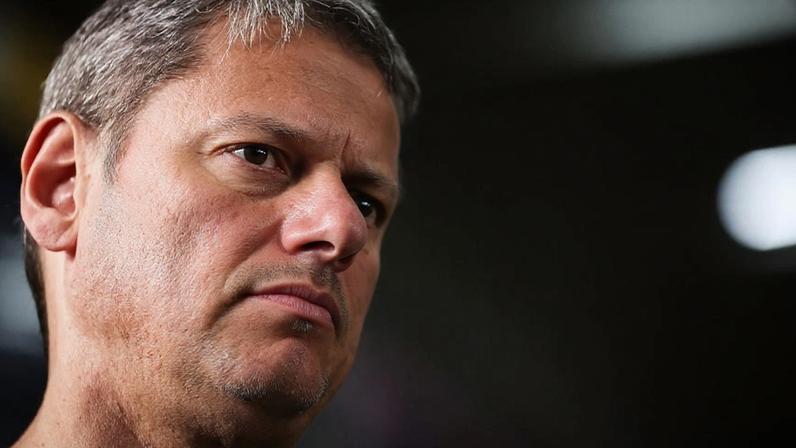 O governador de São Paulo, Tarcísio de Freitas