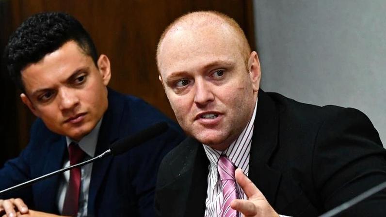 O hacker Walter Delgatti presta depoimento à CPI do 8 de janeiro