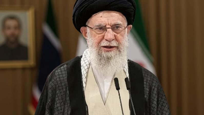 O líder supremo do Irã, Ali Khamenei, e o presidente dos EUA, Donald Trump