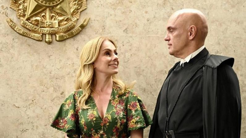 A advogada Viviane Barci de Moraes e o marido, o ministro do STF Alexandre de Moraes