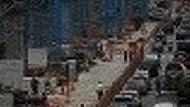 Obra do monotrilho do Metrô, em São Paulo, na Avenida Roberto Marinho