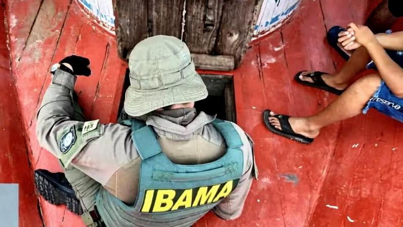 Agente do Ibama — Foto: Divulgação/Ibama