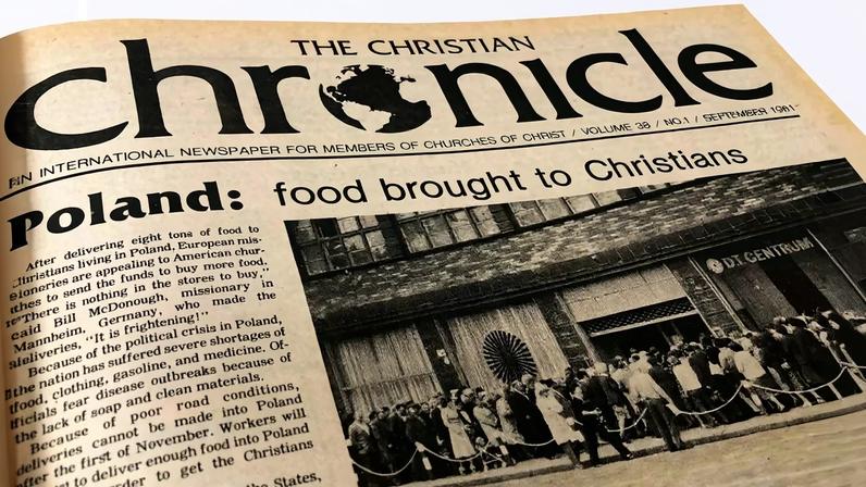 The September 1981 Christian Chronicle was the first produced under OC’s ownership.