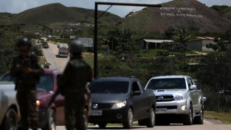 A cidade de Pacaraima (RR) é a principal porta de entrada da fronteira do Brasil com a Venezuela. (Foto: Marcelo Camargo/Agência Brasil)