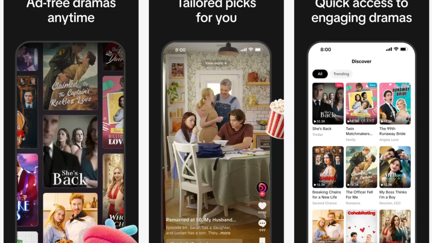 TikTok lança PineDrama, app de microdramas nos EUA