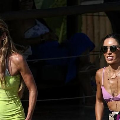 Patrícia Poeta chama atenção pela semelhança com a irmã em Noronha
