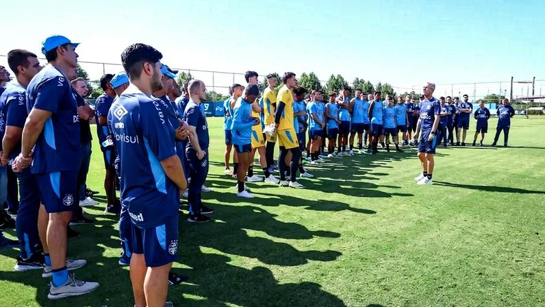 Pré-temporada do Grêmio em 2026 (Foto: Lucas Uebel/Grêmio)