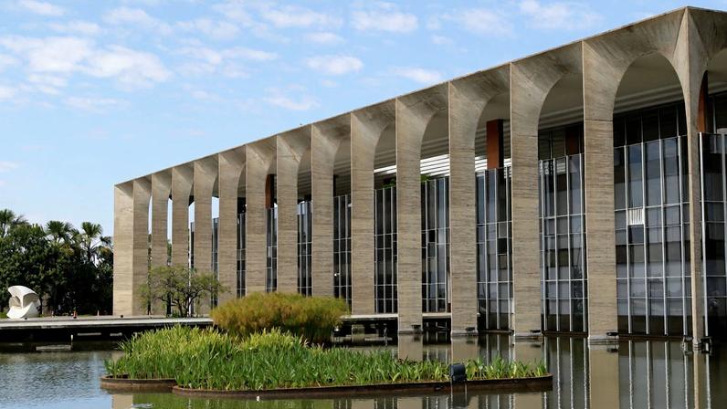 Palácio do Itamaraty na Esplanada dos Ministérios