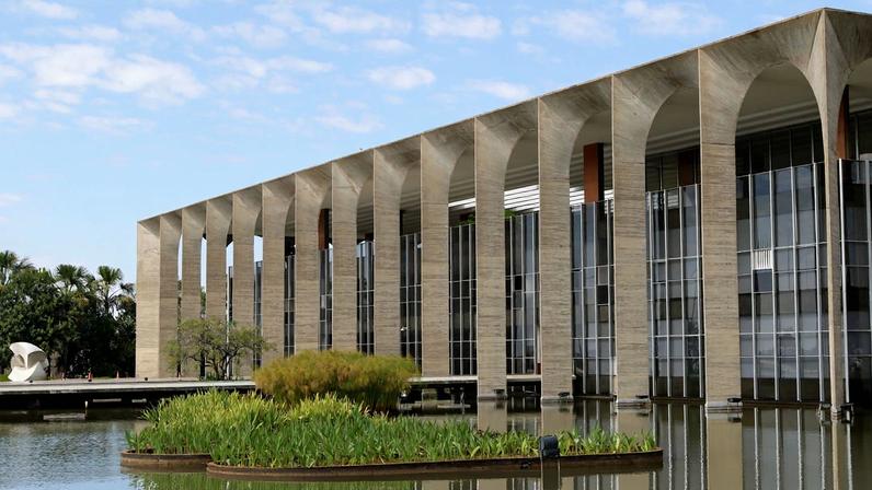 Palácio do Itamaraty na Esplanada dos Ministérios