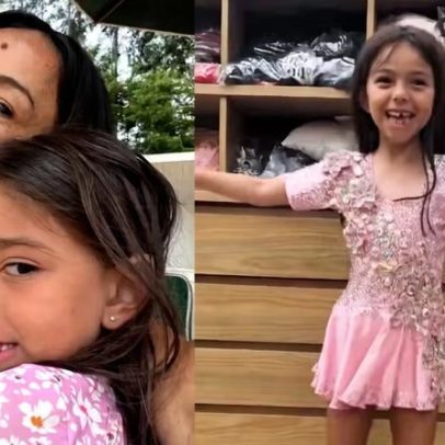 Zoe mostra samba no pé em casa e encanta Sabrina Sato e fãs