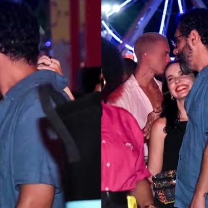 Aparição rara de Débora Falabella em Festival de Verão de Salvador com o marido