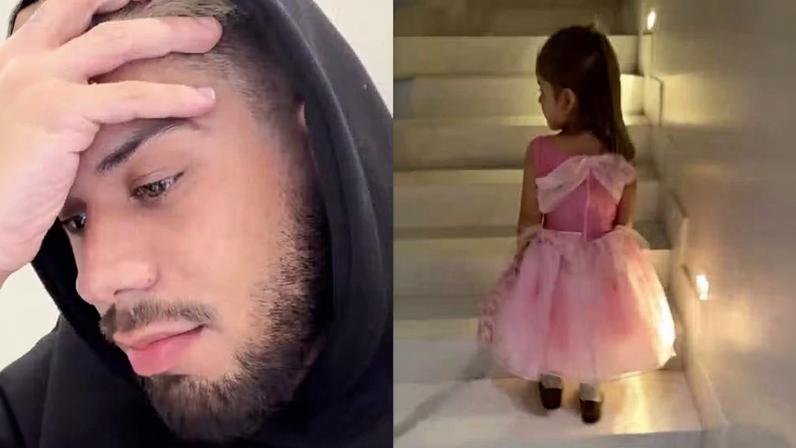 Zé Felipe revela drama fashion de Maria Flor, de 3 anos, durante prova de roupas — Foto: Reprodução/Instagram