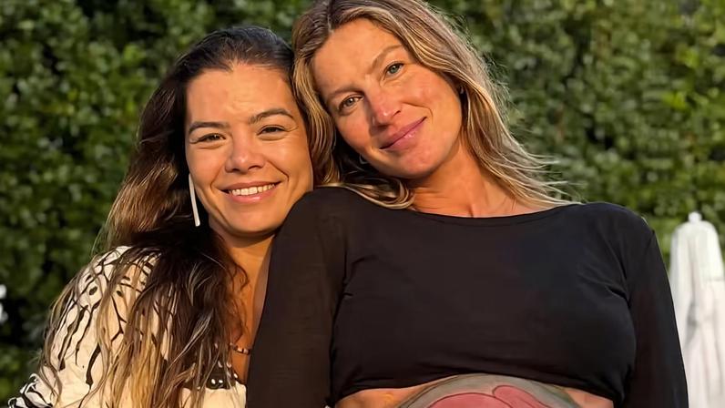 Parteira de Gisele Bündchen explica o que é o 'ultrassom natural', técnica ancestral realizada pela modelo — Foto: Reprodução/Instagram