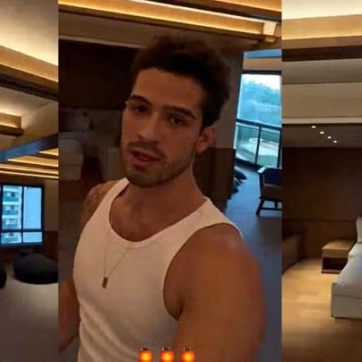 João Guilherme faz tour pelo seu novo apartamento em São Paulo