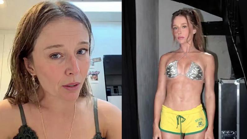 Duda Reis se defende após mérito do corpão ir todo para a lipoaspiração: 'Quadríceps a cirurgia não compra' — Foto: Reprodução/TikTok e Duda Reis