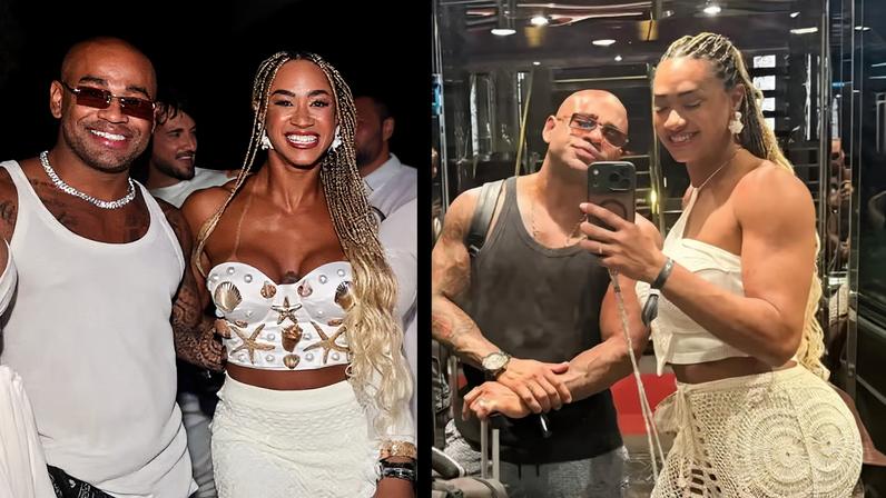 Aline Patriarca e Cezar Black — Foto: Reprodução/ Instagram