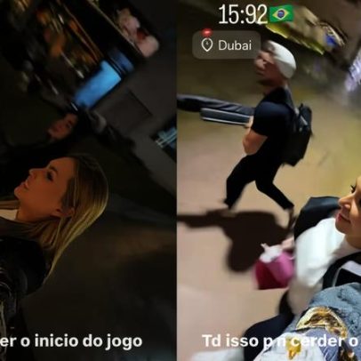 Virginia corre pelas ruas de Dubai para não perder jogo de Vini Jr; vídeo