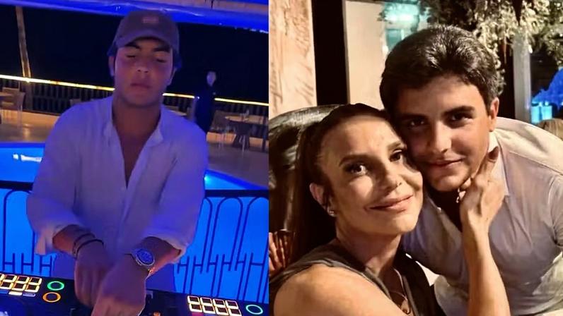 Marcelo Sangalo, filho de Ivete, rouba a cena ao tocar como DJ