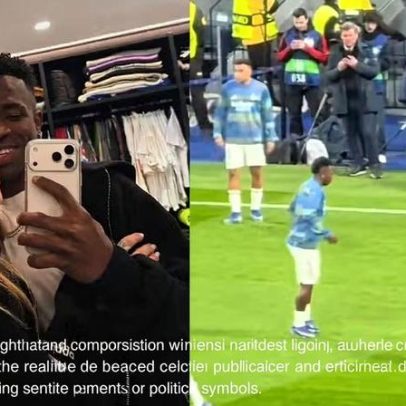 Virginia agradece seguidora que acompanhou Vini Jr. em jogo do Real Madrid