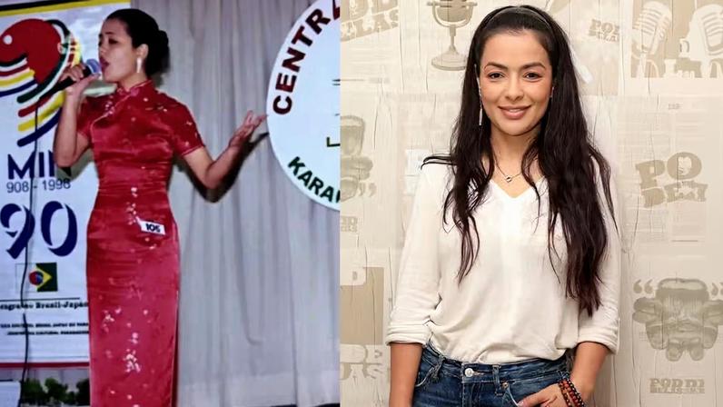 Ex-rouge Lí Martins resgata foto antiga