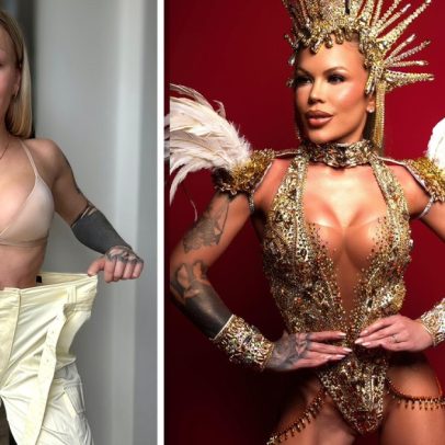 Musa da Estácio investe R$ 200 mil em cirurgias e exibe cintura de 62 cm no Carnaval