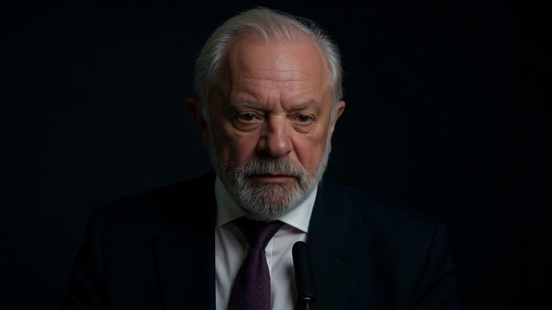 O presidente Lula fala em evento da Saúde no Planalto