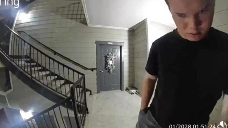 A concerned neighbor recorded on a Ring cam.