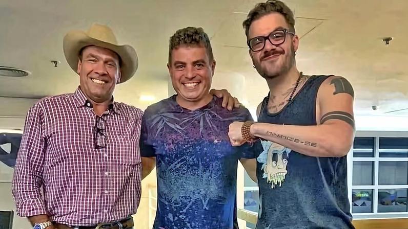 Rodrigo Cowboy, Dhomini e Max Porto foram os campeões do BBB 2, BBB 2 e BBB 9 — Foto: Reprodução/Instagram