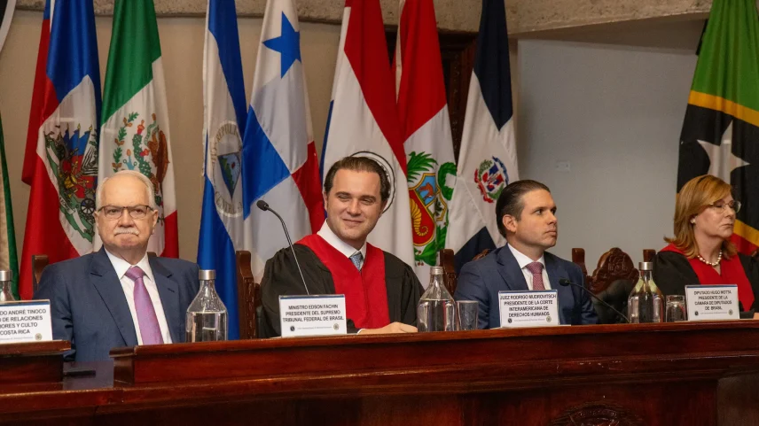 Rodrigo Mudrovitsch (centro), juiz brasileiro pode julgar caso de Bolsonaro na Corte Interamericana de Direitos Humanos. (Foto: Ester Vargas/STF)