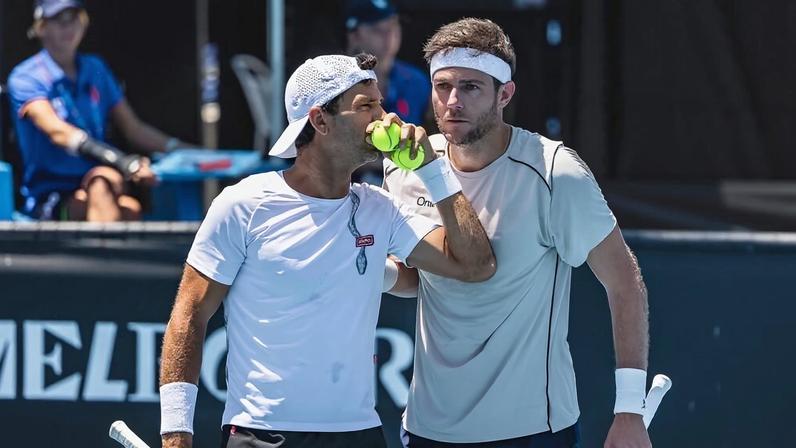 Jean-Julien Rojer e Marcelo Demoliner (Foto: Reprodução/Instagram)