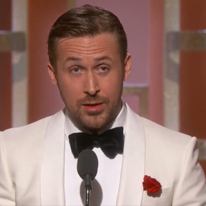 Ryan Gosling dedica Globo de Ouro à família família: “Não seria eu aqui”
