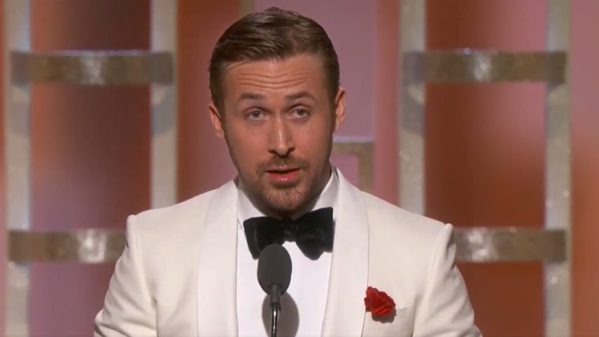 Ryan Gosling dedica Globo de Ouro à família família: “Não seria eu aqui”