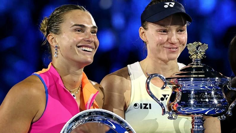 Elena Rybakina e Aryna Sabalenka (Foto: Tennis Australia)