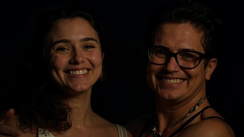 Sandra Annenberg com Elisa Annenberg-Paglia — Foto: Reprodução/Instagram