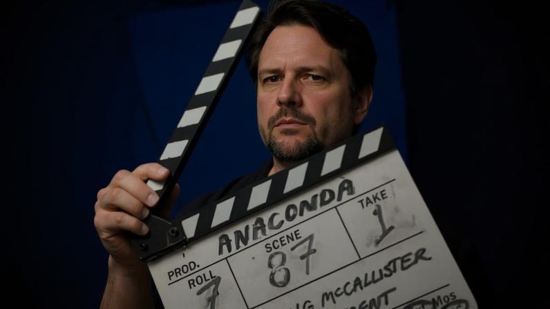 Selton Mello compartilha vídeo com bastidores de 'Anaconda', filme com Jack Black e Paul Rudd — Foto: Reprodução Instagram