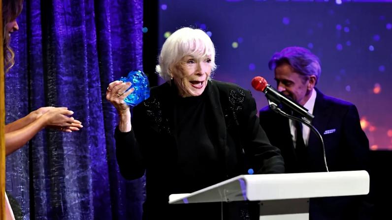 MacLaine attended the Dance Hall of Fame’s inaugural ceremony in December.