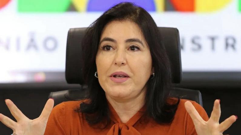 A ministra do Planejamento e Orçamento, Simone Tebet. (Foto: Fabio Rodrigues-Pozzebom/ Agência Brasil.)