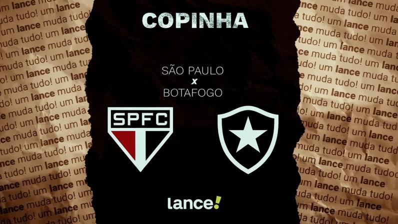 São Paulo x Botafogo vale vaga na semifinal da Copinha (Foto: Arte/Lance!)