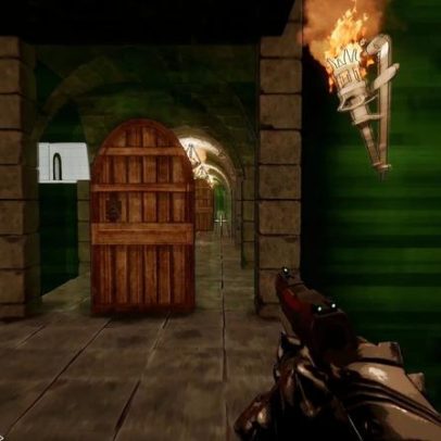 FPS de fantasia atirar em esqueletos evita travamento do jogo parece incrível