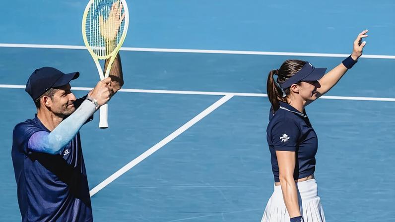 Marcelo Arevalo e Luísa Stefani (Foto: Divulgação/WTA)