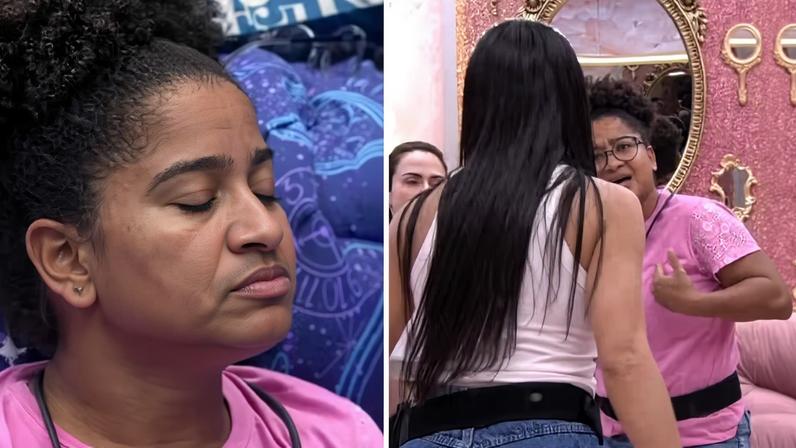 BBB 26: Milena desabafa após briga feia com Jordana: 'Odeio essas pessoas, quero ir embora' — Foto: Reprodução/Globoplay