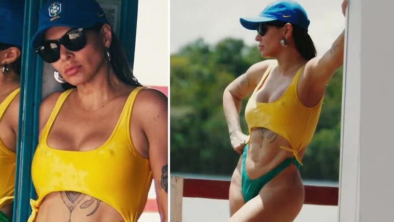 Alinne Rosa acaba com o mistério e revela tema para o Carnaval 2026: 'Só tem no Brasil' — Foto: Divulgação