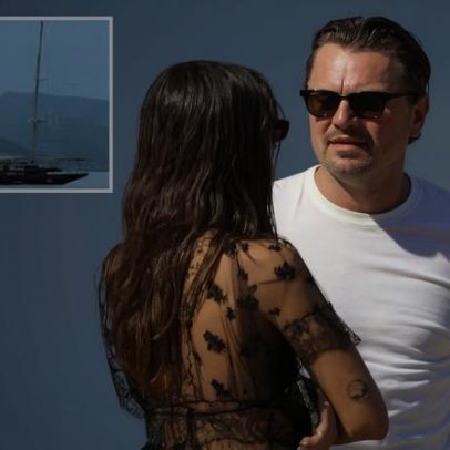 Leonardo DiCaprio curte férias em superiate de Bezos avaliado em 2,7 bilhões