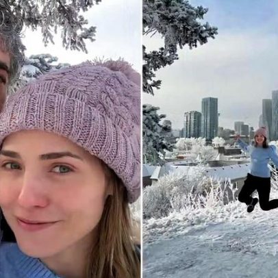 Letícia Colin posa com ex-marido; afirma estarem mais juntos
