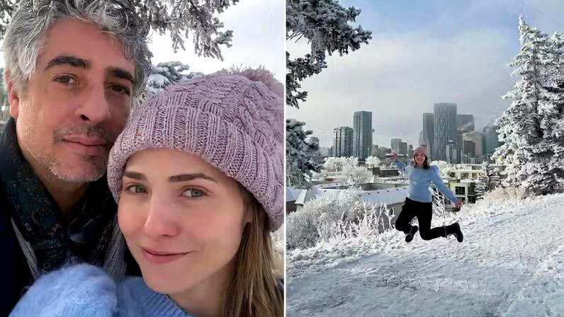 Leticia Colin posa com o ex-marido e intriga web: 'Mais juntos do que nunca' — Foto: Reprodução/Instagram