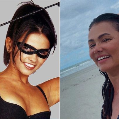 Ex-Tiazinha Suzana Alves publica selfie de biquíni durante passeio na praia