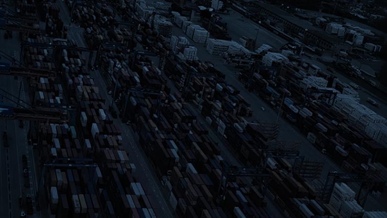 Imagem de drone mostra o Porto de Santos (SP)