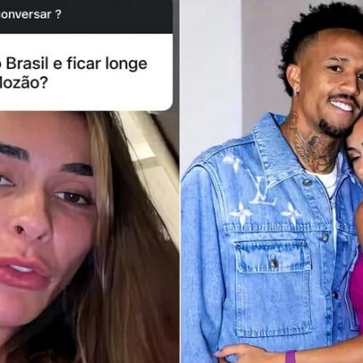 Tainá Militão volta ao Brasil com filhos e comenta distância de Eder Militão