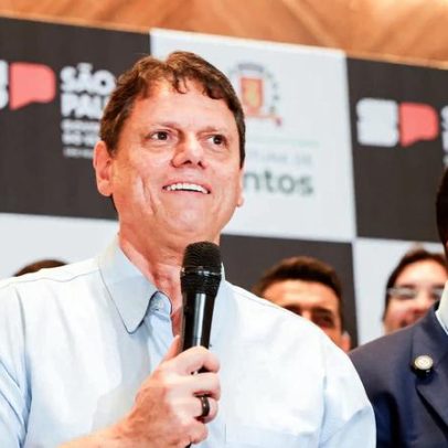 Tarcísio chama Nikolas de fenômeno e diz que protesto não afeta diálogo com STF