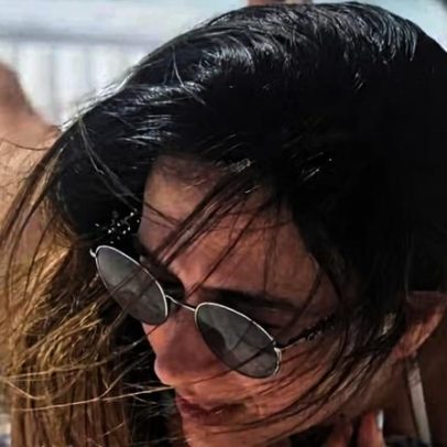 Tata Werneck curte praia no Caribe e Rafa Vitti elogia
